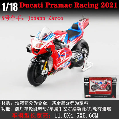 1:18 2022 Yamaha Factory Racing Team #21 Morbidelli #20