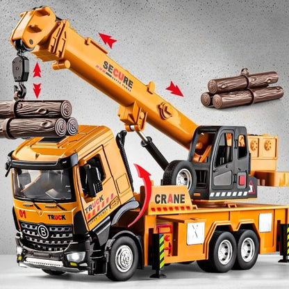 1:24 Crane Mixer Truck