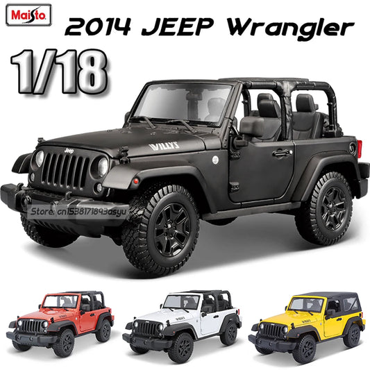 Maisto 1:18 2014 JEEP Wrangler alloy car model crafts decoration collection toy tools gift models Multiple styles