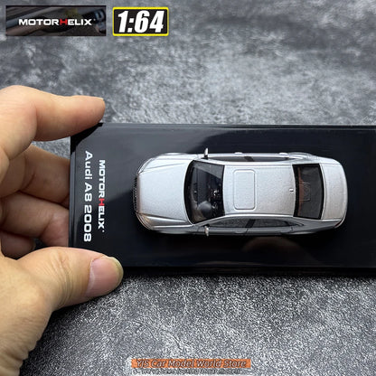 1:64 Audi A8 2008 Silver