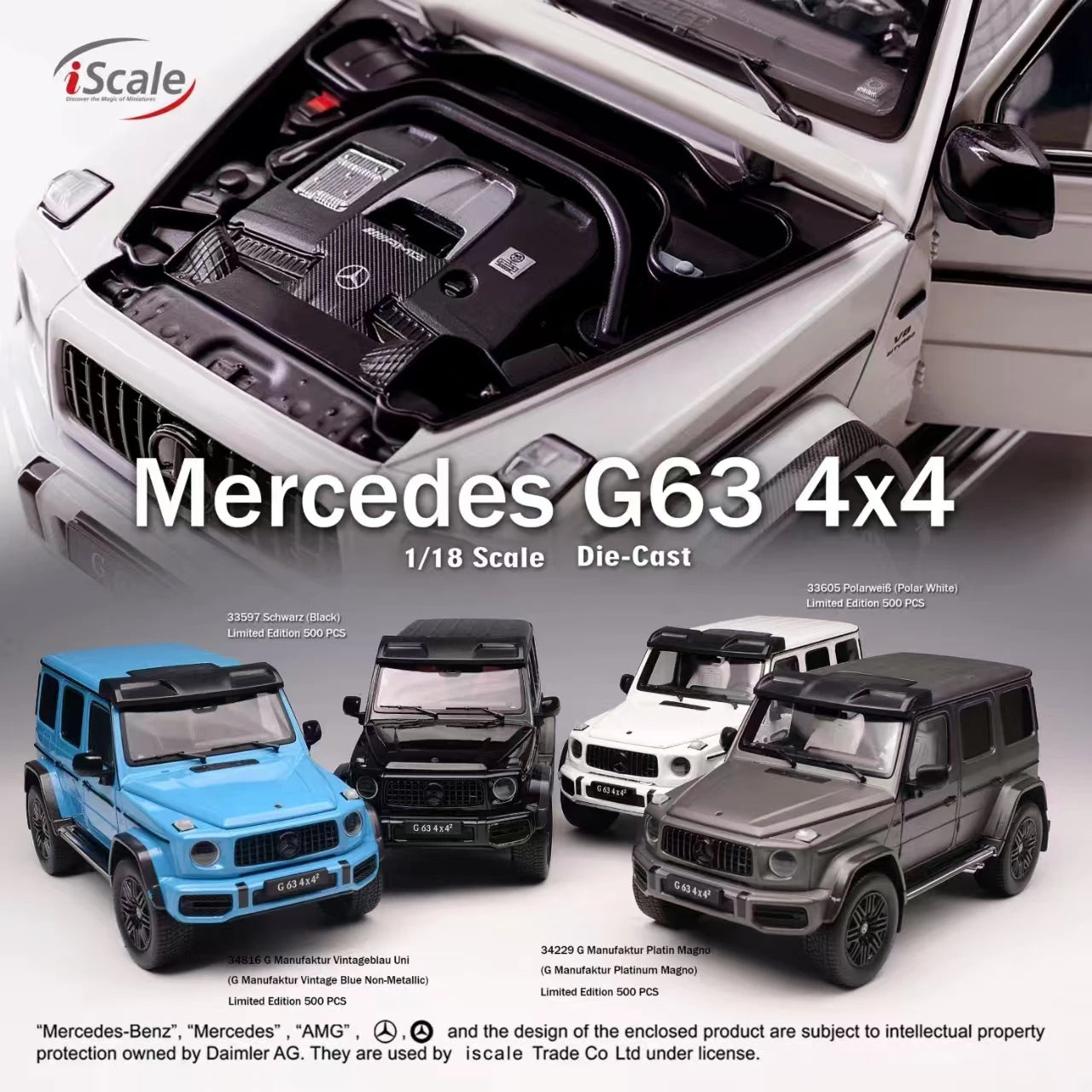 1:18 Mercedes Benz G63 4X4