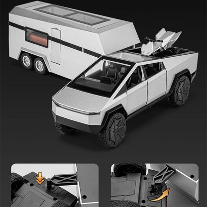 1:24 Tesla Cyber Truck Pickup Trailer