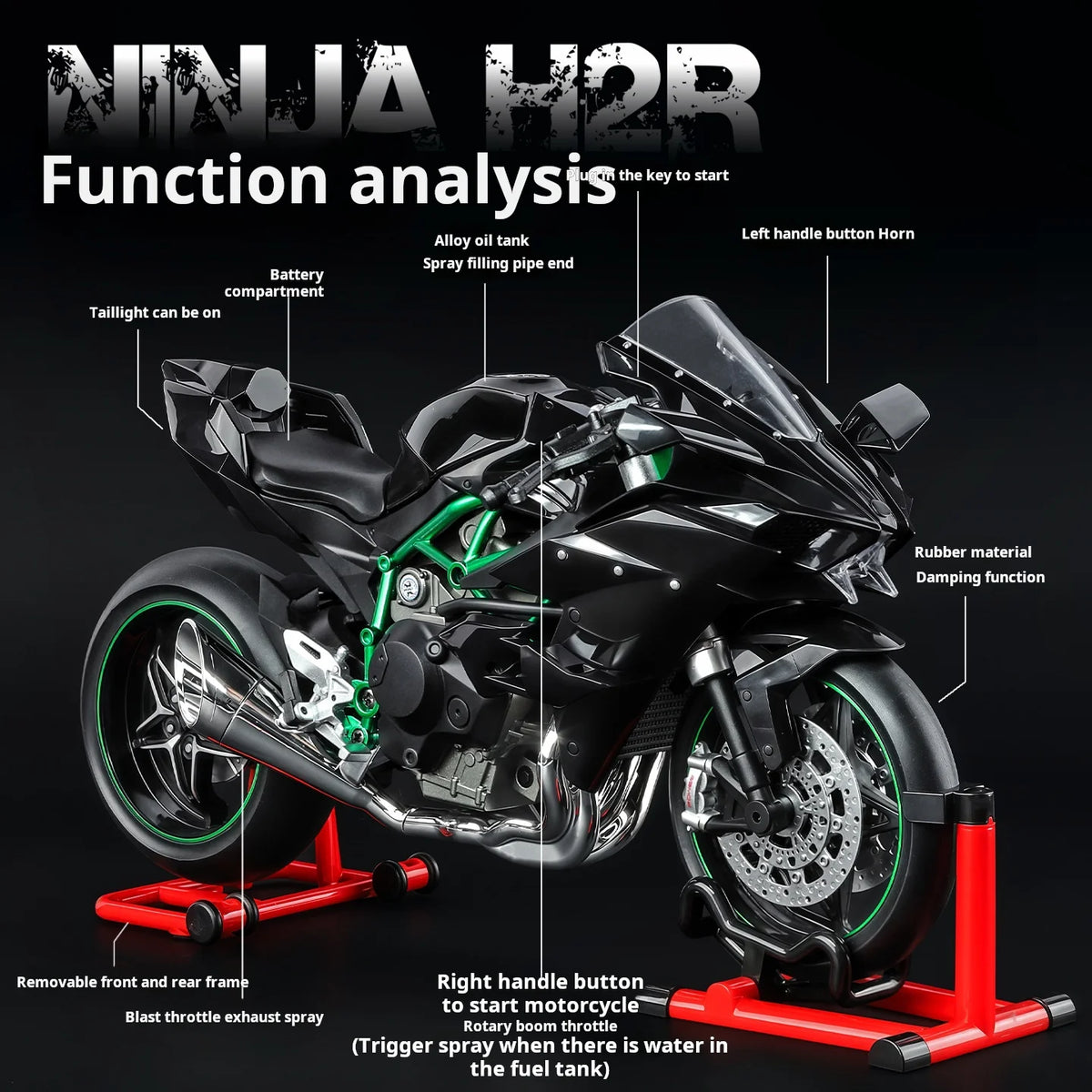 1:9 Kawasaki Ninja 650