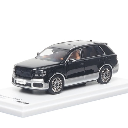 1:64 Toyota Century 2023 Black x Silver LHD