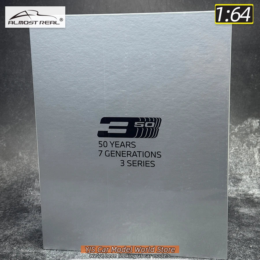 1:64 50 Years 7 GENERATIONS 3 Series 8 sets of car model static ornaments collection