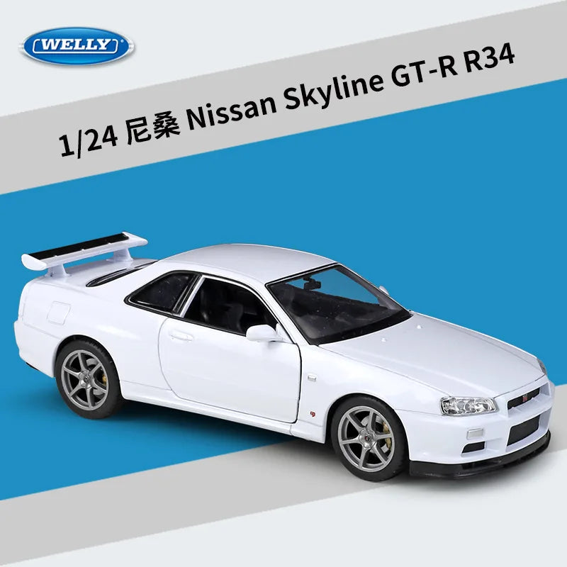 1:24 Nissan Skyline GTR R34 R 34