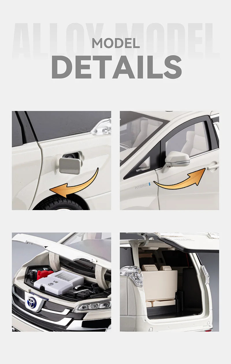 1:18 Toyota Vellfire Hybrid MPV