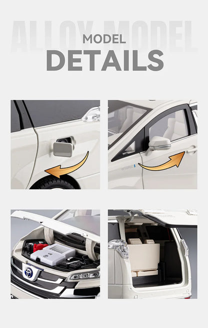 1:18 Toyota Vellfire Hybrid MPV