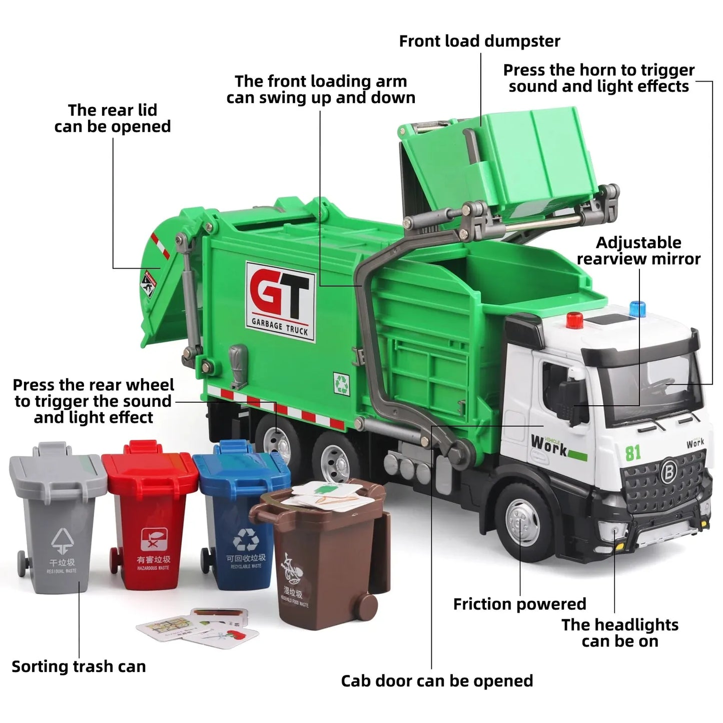 1:32 Garbage Truck