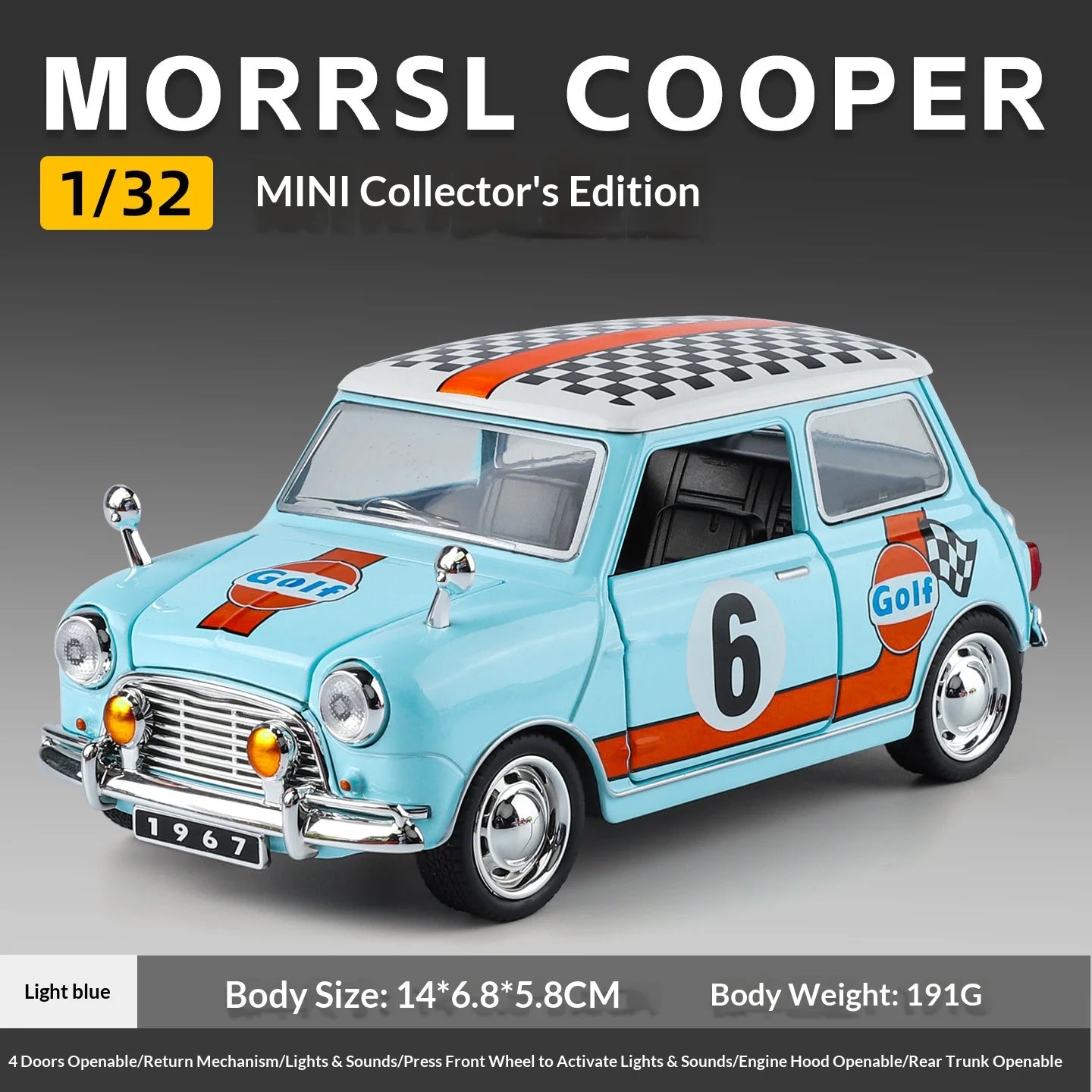 1:32 Mini Copper Collection Edition