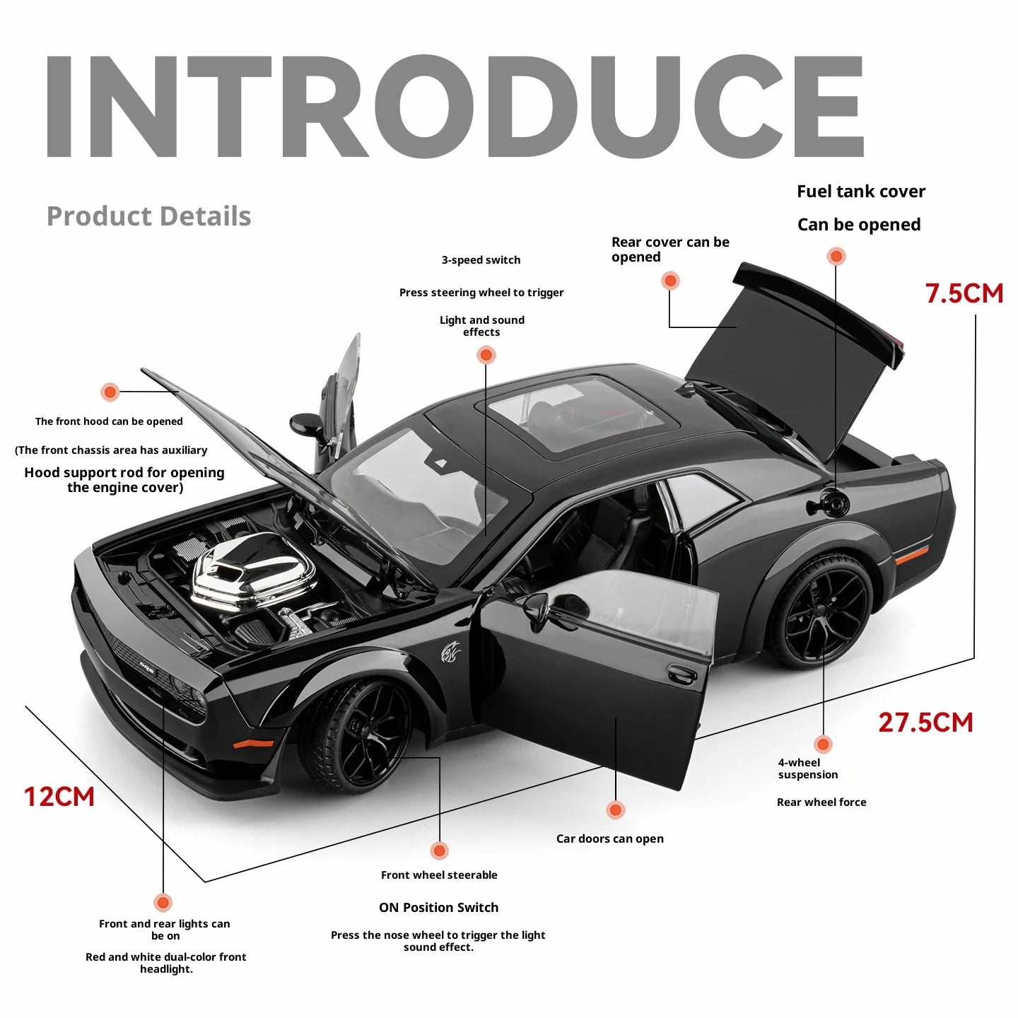 1:18 Dodge Hellcat