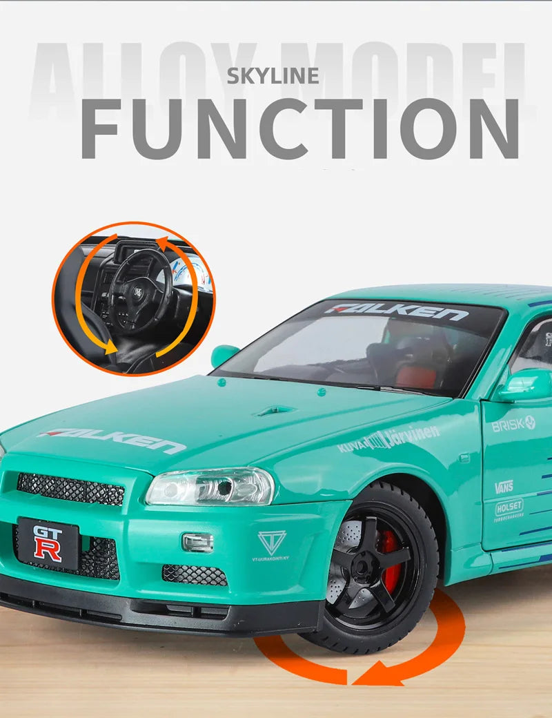 1:18 Nissan Skyline Ares GT-R GTR R34