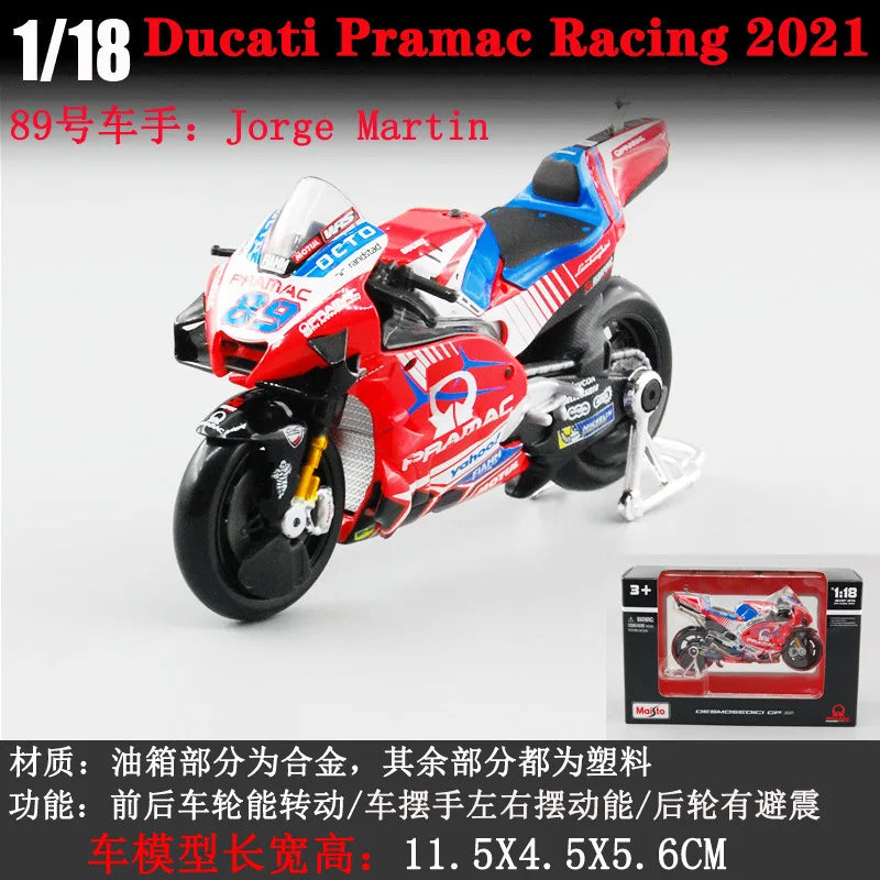 1:18 2022 Yamaha Factory Racing Team #21 Morbidelli #20