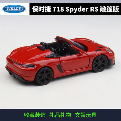 1:36 Porsche 718 Spyder Rs Convertible