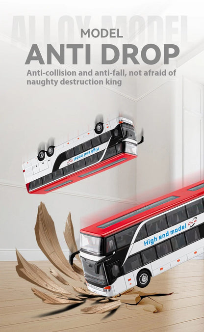 1:30 Business Long-distance Double-decker Bus
