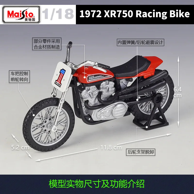 1:18 Harley Davidson 1972 Xr750