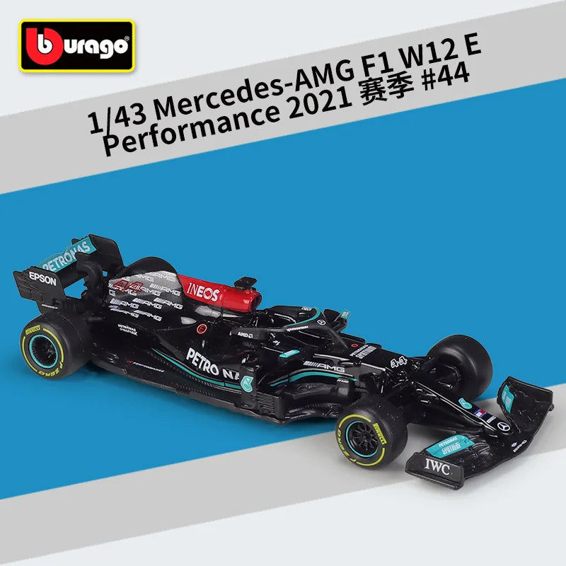 1:43 2021 F1 Mercedes-AMG W12 44# Lewis Hamilton 77#