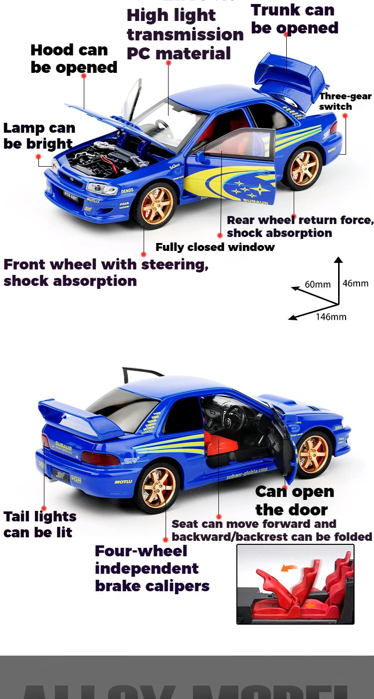 1:32 Subaru Impreza WRX STI