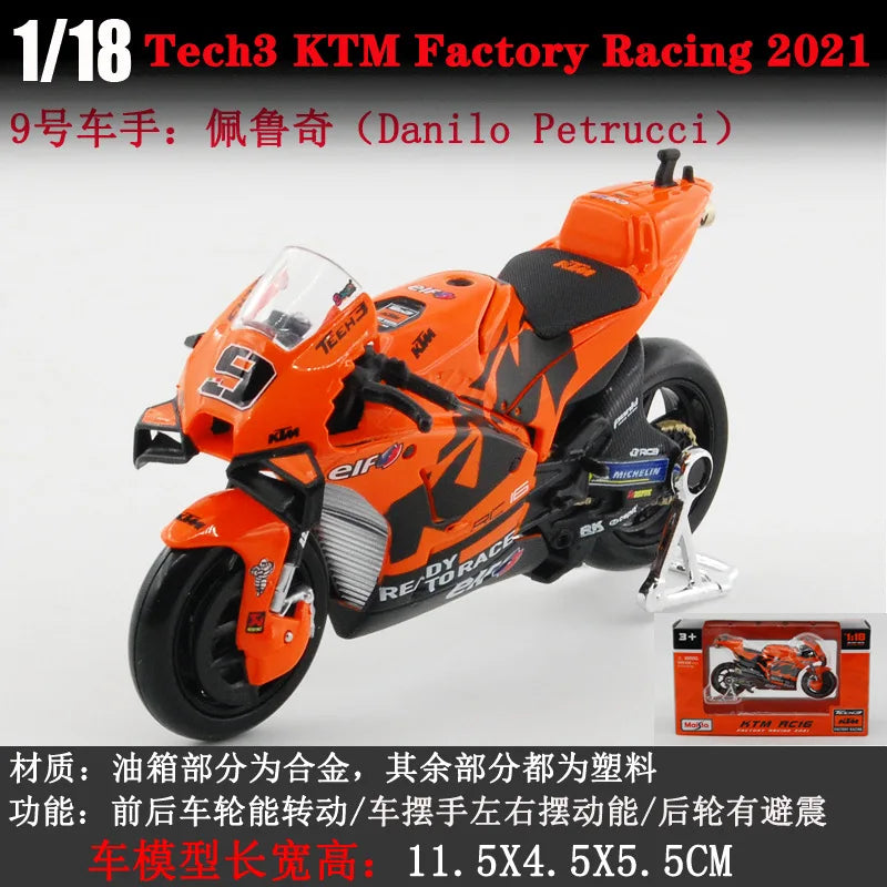 1:18 2022 Yamaha Factory Racing Team #21 Morbidelli #20