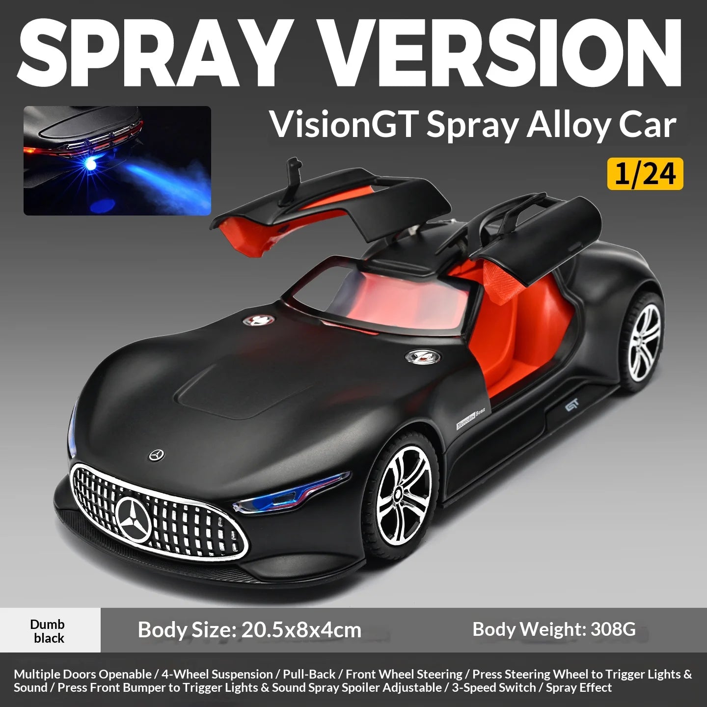 1:24 Mercedes-Benz sprayable Vision GT
