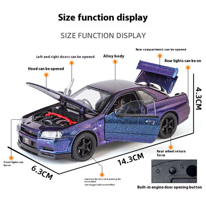 1:32 Nissan GTR R34 Skyline