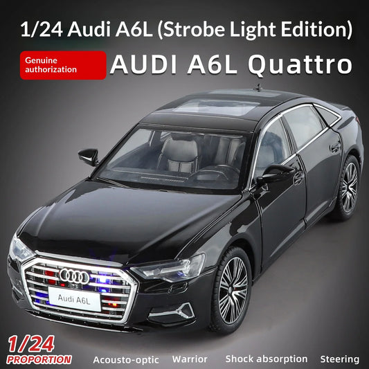 1:24 Audi A6L light flashing version