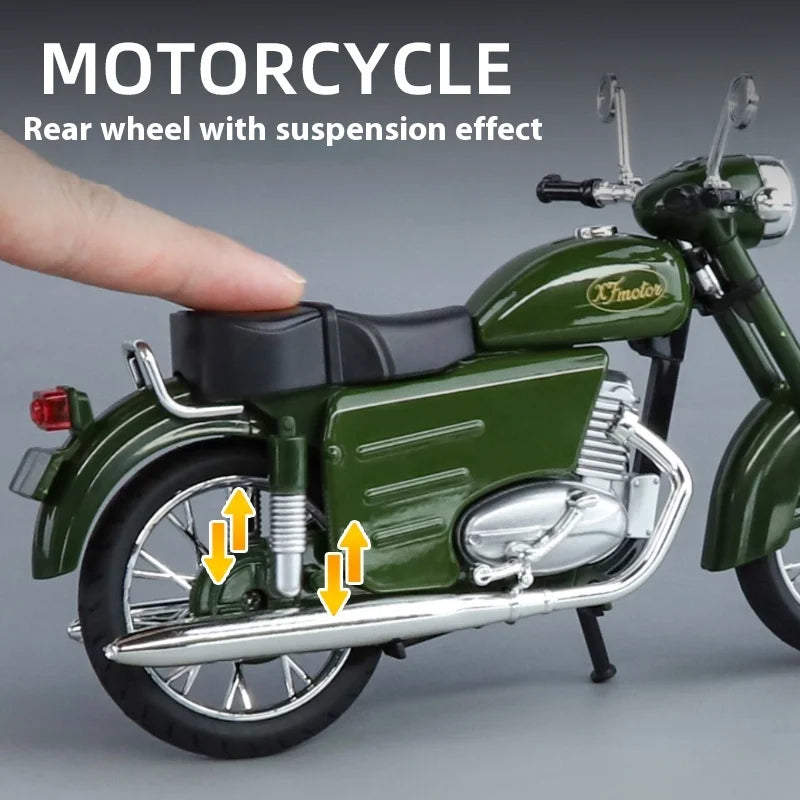 1:10 Czechoslovakia Jawa250 Classic Motorcycle
