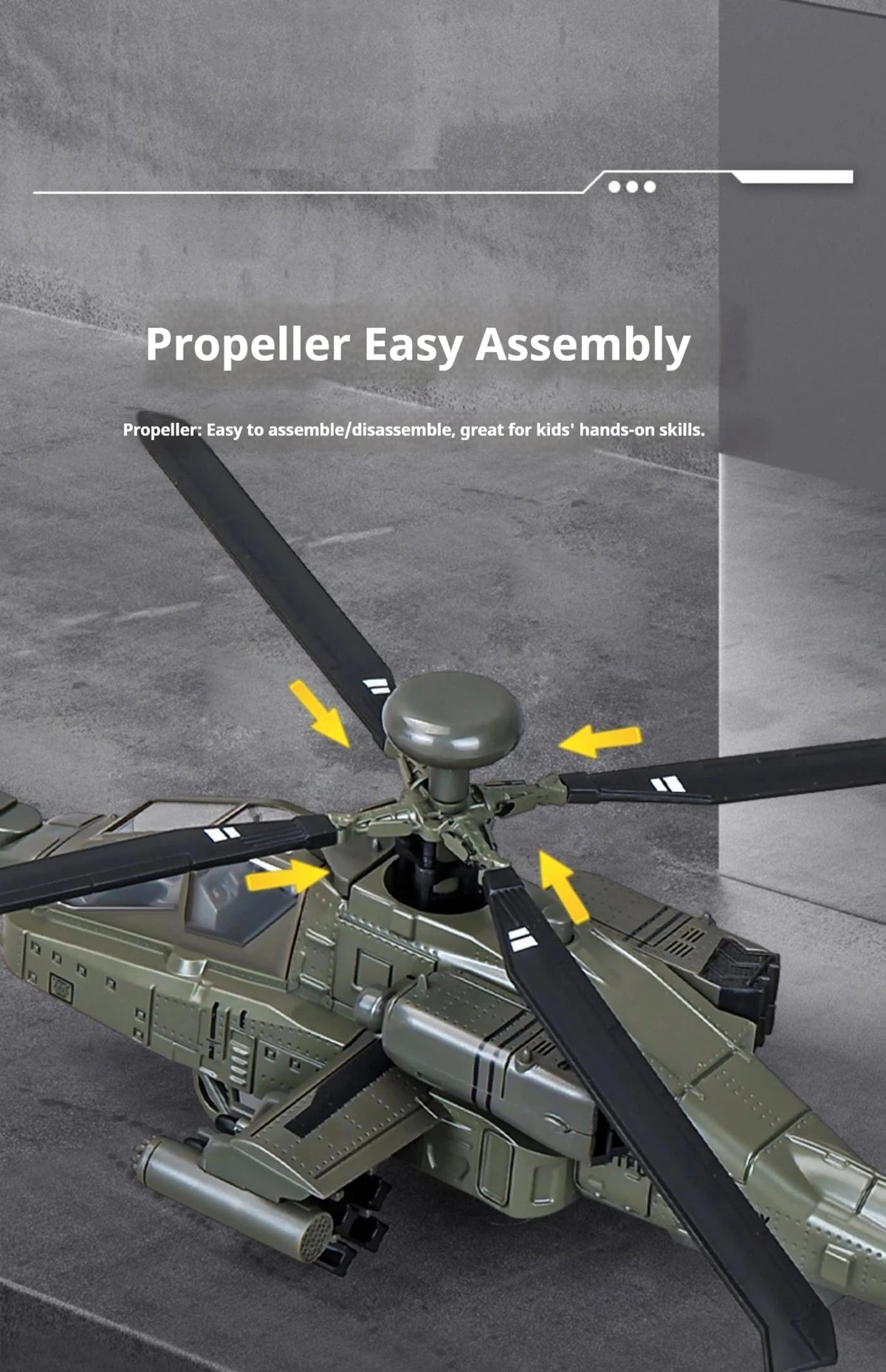 1:64 AH-64 Apache Black Hawk