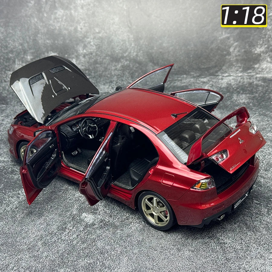 1:18 Mitsubishi Lancer Evolution X with RAYS Volk Racing TE37