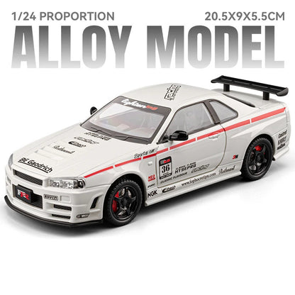 1:24 Ares Silvia Skyline GTR R34