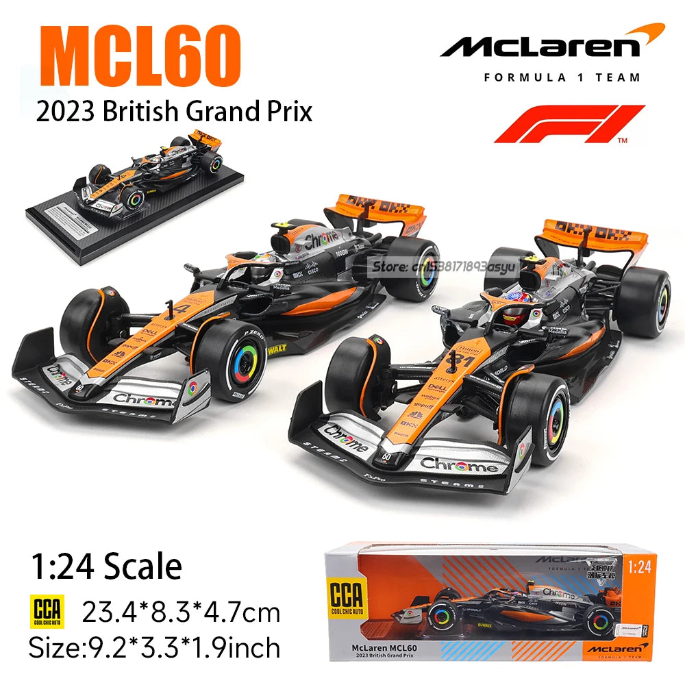 1:24 McLaren F1 Team 2023 MCL60 4# Lando Norris 81# Oscar Piastri