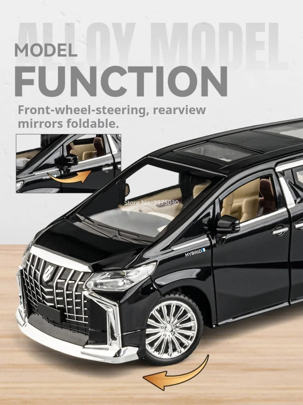 1:24 Lexus LM300H Key Control