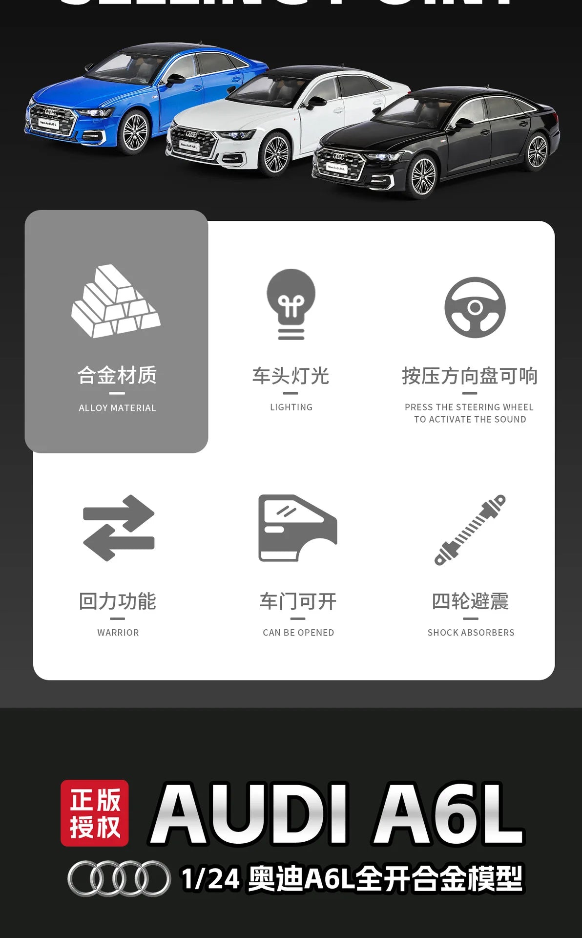 1:24 New Audi A6L