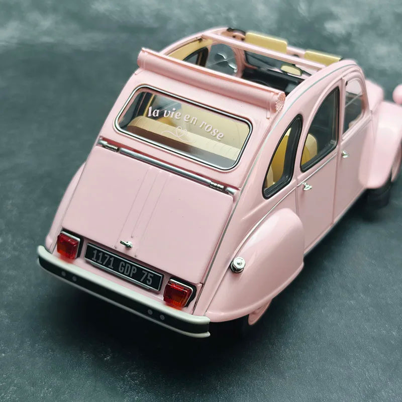NOREV 1/18 Scale   Citroen 2CV 1986  Static Car Model Diecast Model Ornament Holiday Gift Collection