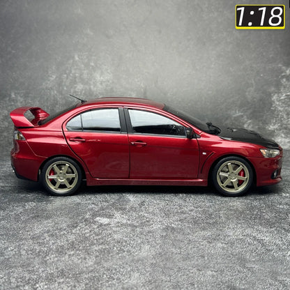 1:18 Mitsubishi Lancer Evolution X with RAYS Volk Racing TE37