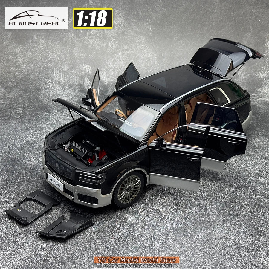 1:18 Toyota Century - 2023  Black x Silver RHD