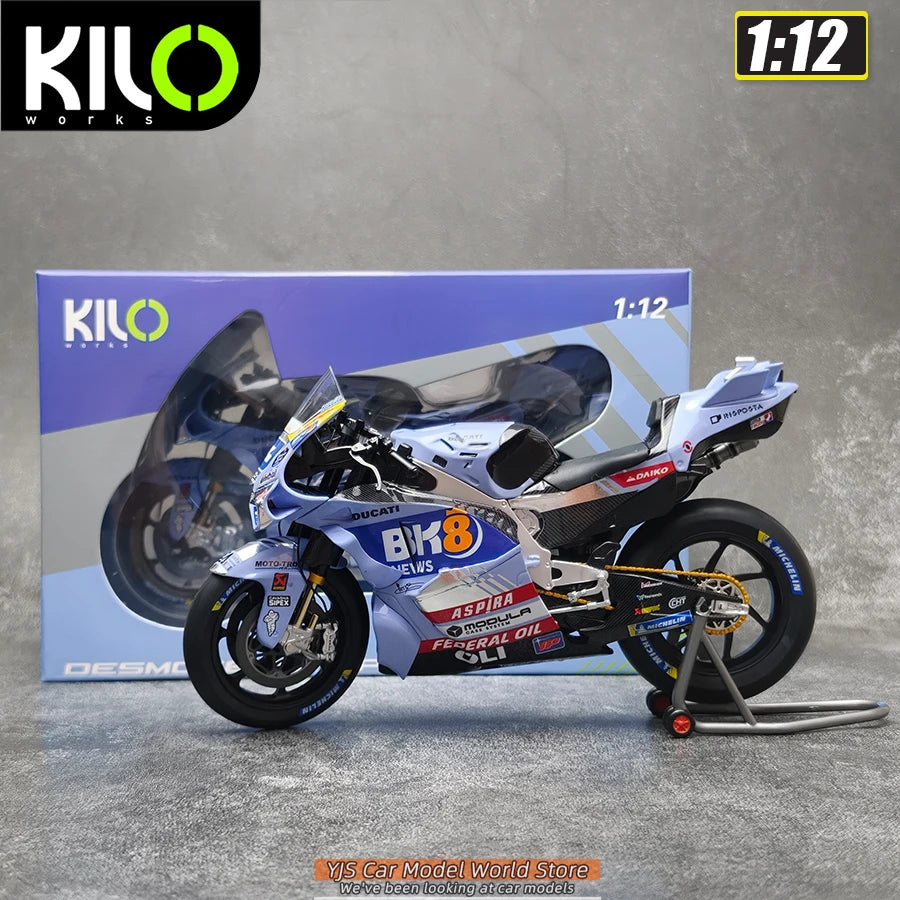 1:12 Team BK8 GRESINI Racing MotoGP Season GP24 2025 #73 #54