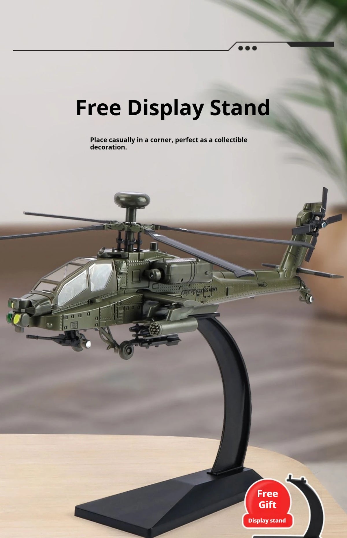 1:64 AH-64 Apache Black Hawk