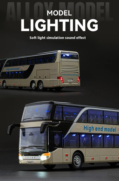1:30 Business Long-distance Double-decker Bus