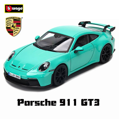 1:24 Porsche 911 GT3 Taycan Turbo S 718 Boxster