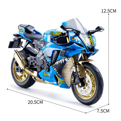 1:10 Yamaha YZF-R1 Kawasaki H2R