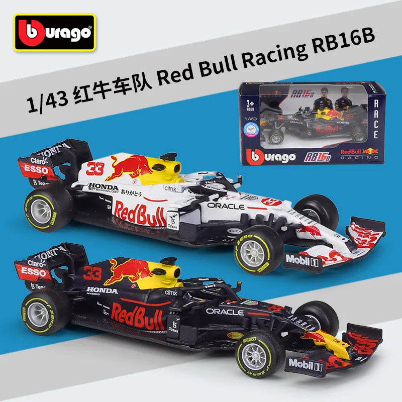 1:43 Red Bull Rb16b F1 Rb16 #11 #33
