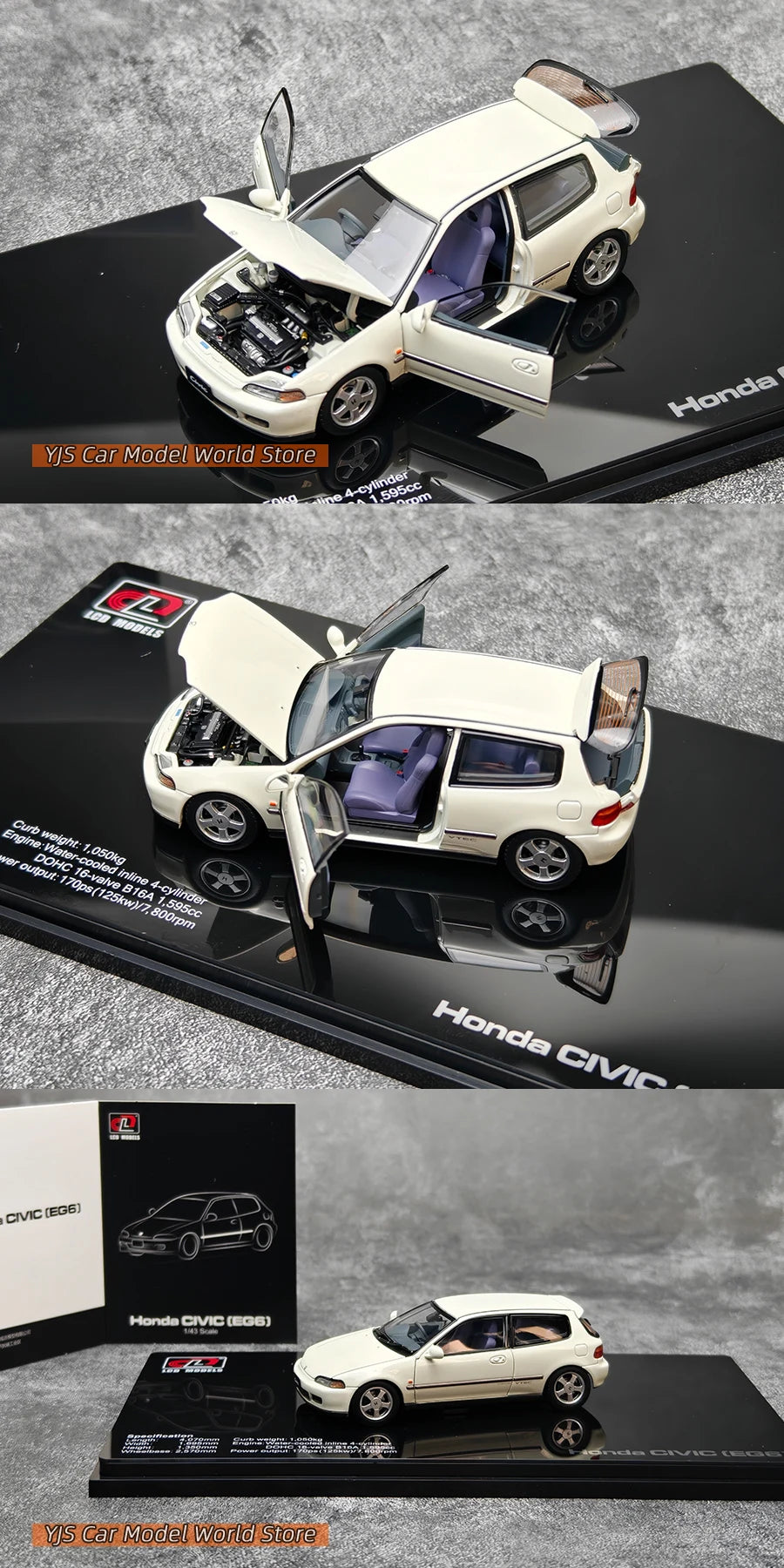 1:43 Honda EG6 SiR (SiRII)