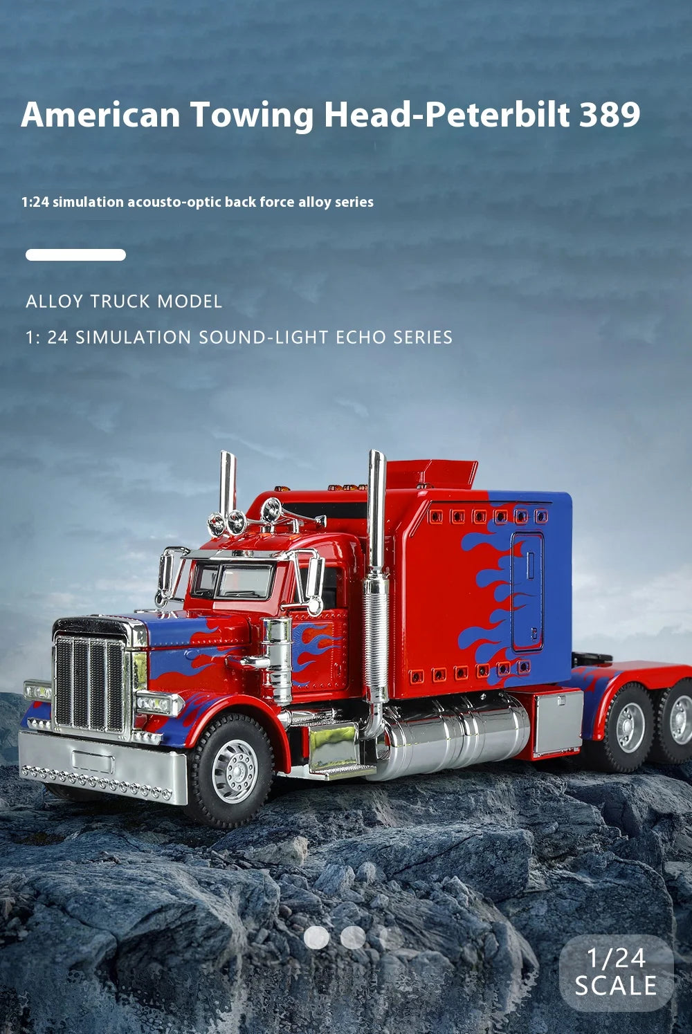 1:24 Peterbilt 389 Tractors Truck