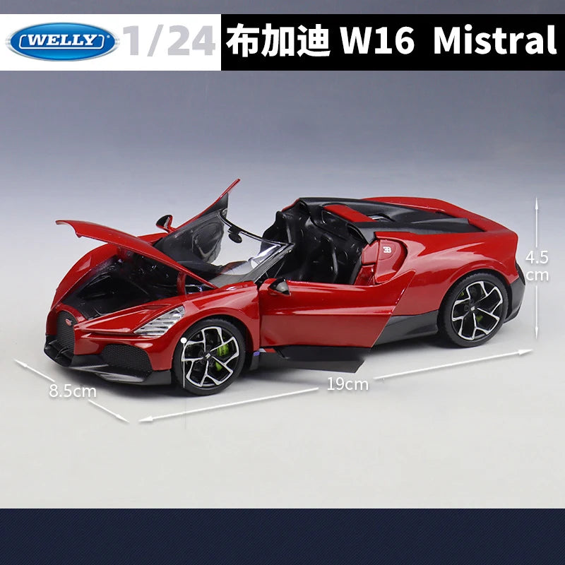 1:24 Bugatti W16 Mistral