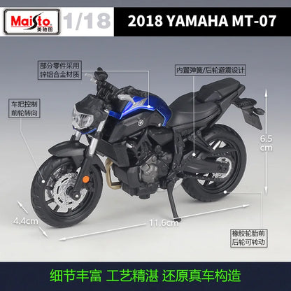 1:18 2018 Yamaha Mt-07
