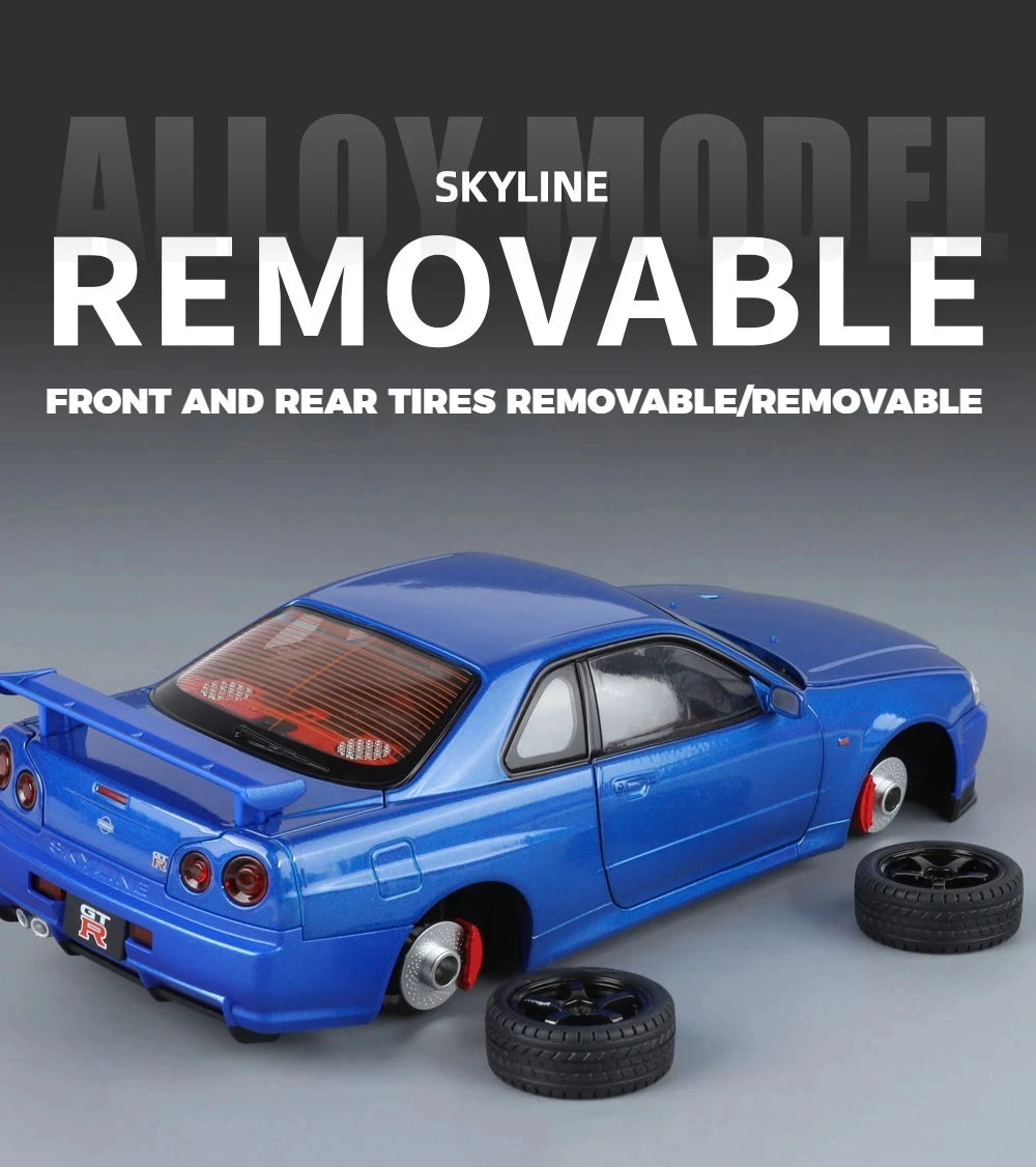1:18 GTR GT-R R34 Skyline Ares