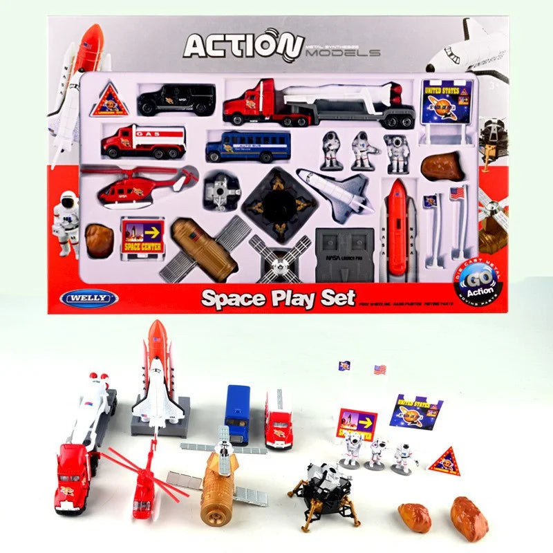 1:64 Space Play Set Astronaut Mini