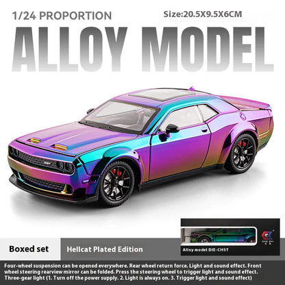 1:24 Dodge Hellcat electroplating version