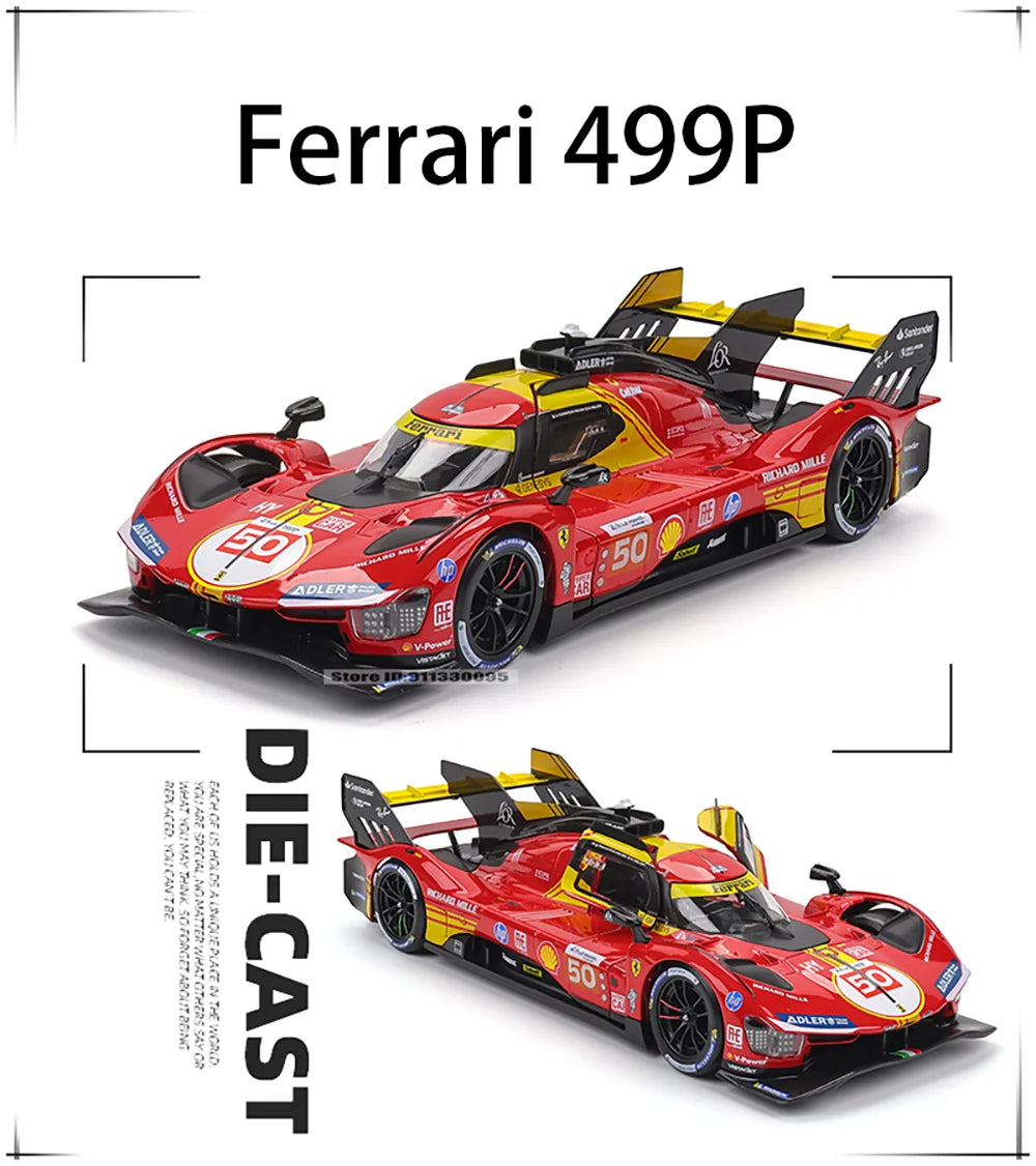 1:24  2024 Ferrari 499P LMH FORMULA RACING 250GTO FXXK 458